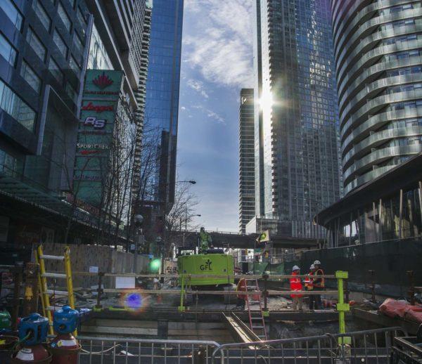 Eductor systems for PATH Toronto 4 WJ-dewatering-plant-PATH-York-Street-600x518